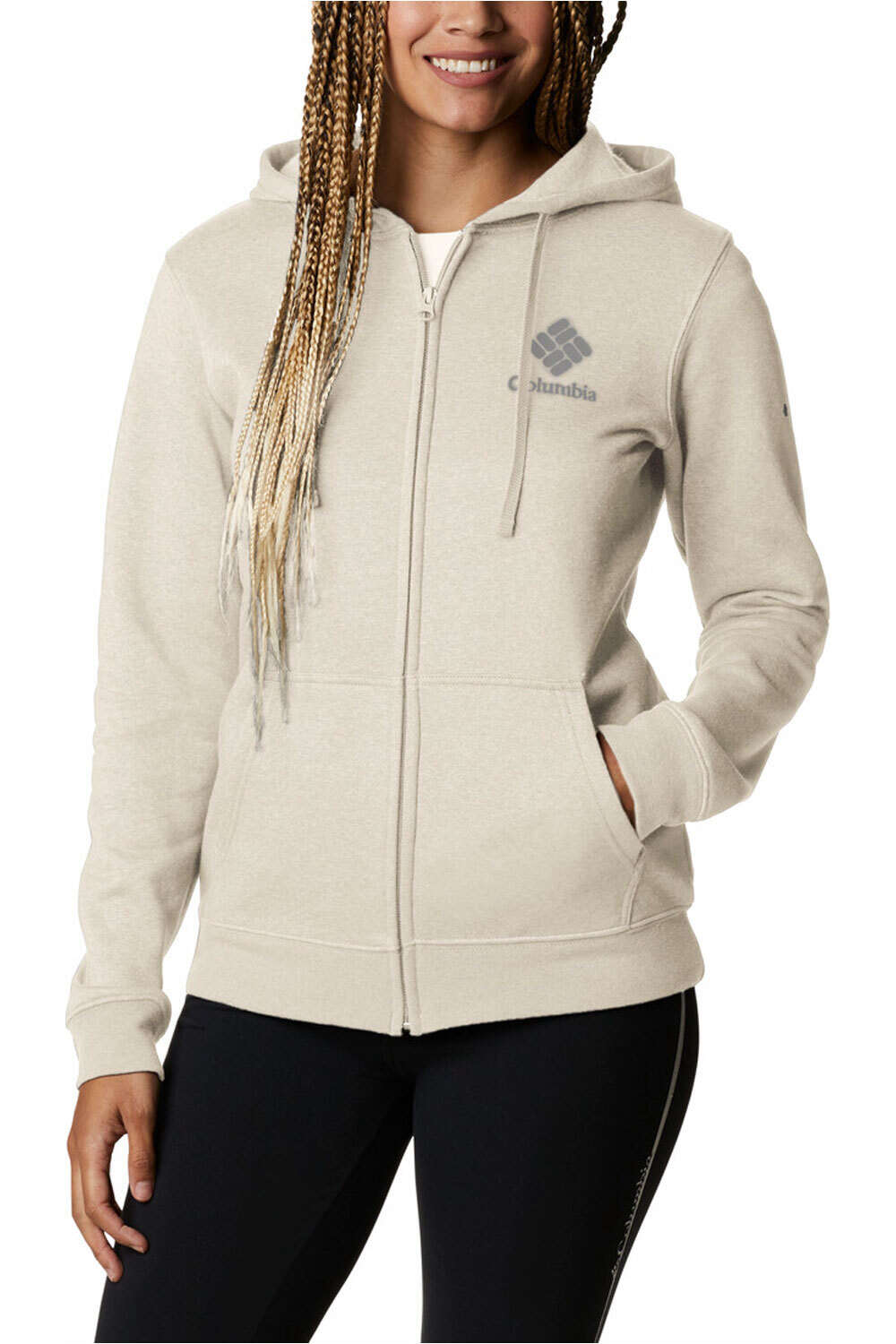 Columbia Sudaderas Montaña Mujer Columbia Columbia Trek Graphic FZ vista detalle Columbia Sudaderas Montaña Mujer Columbia Columbia Trek Graphic FZ vista detalle