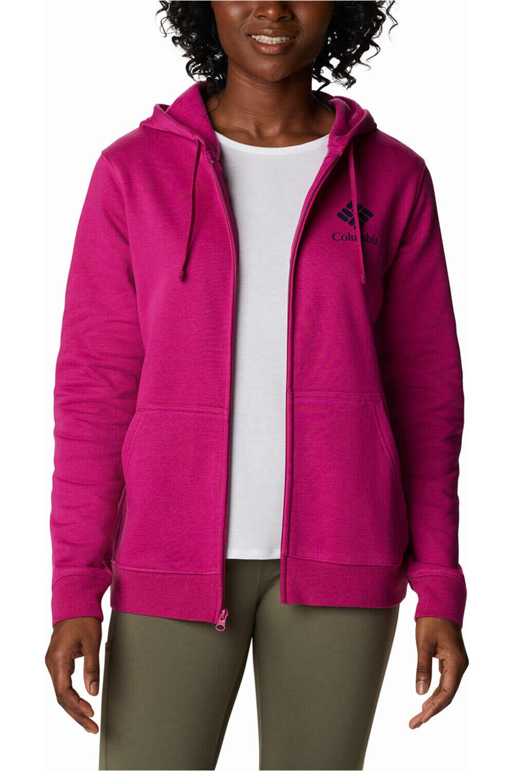 Columbia Sudaderas Montaña Mujer Columbia Columbia Trek Graphic FZ vista detalle Columbia Sudaderas Montaña Mujer Columbia Columbia Trek Graphic FZ vista detalle
