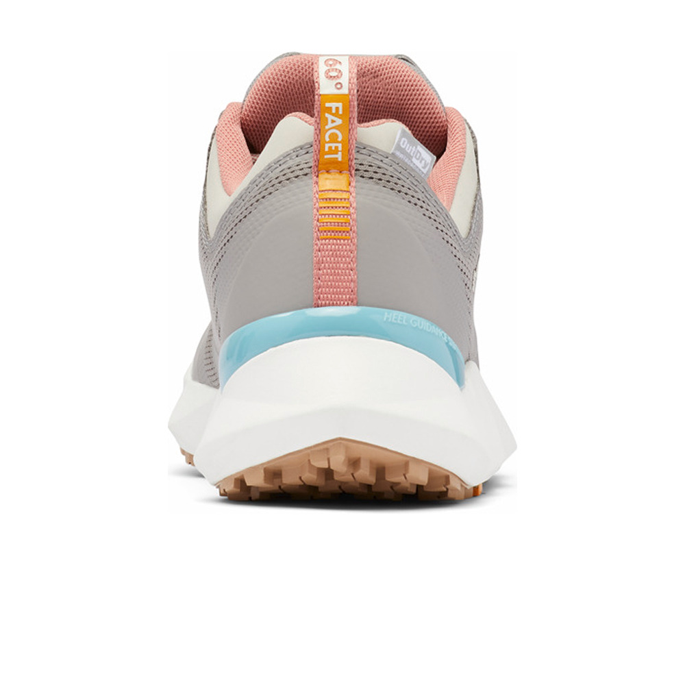 Columbia zapatilla trekking mujer Columbia FACET 60 LOW OUTDRY vista trasera Columbia zapatilla trekking mujer Columbia FACET 60 LOW OUTDRY vista trasera