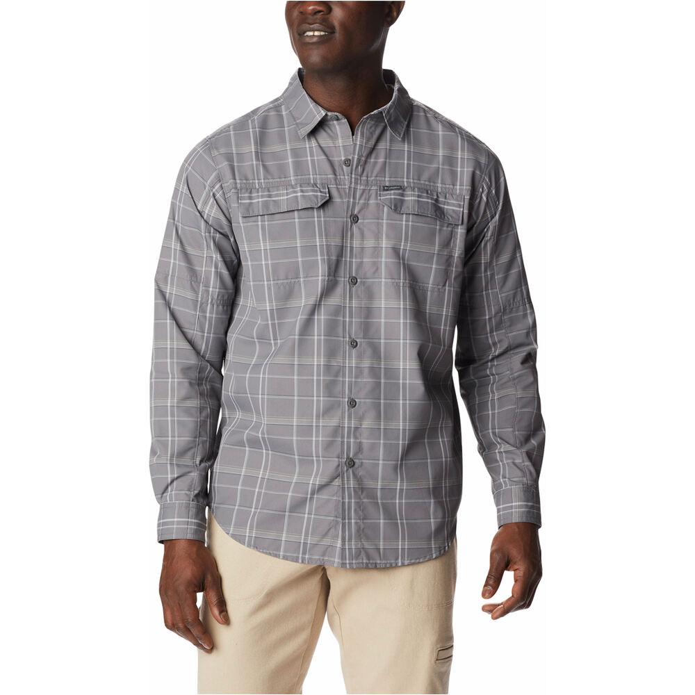 Columbia camisa montaña manga larga hombre Columbia Silver Ridge EU 2.0 Plaid L/S Shirt vista trasera Columbia camisa montaña manga larga hombre Columbia Silver Ridge EU 2.0 Plaid L/S Shirt vista trasera