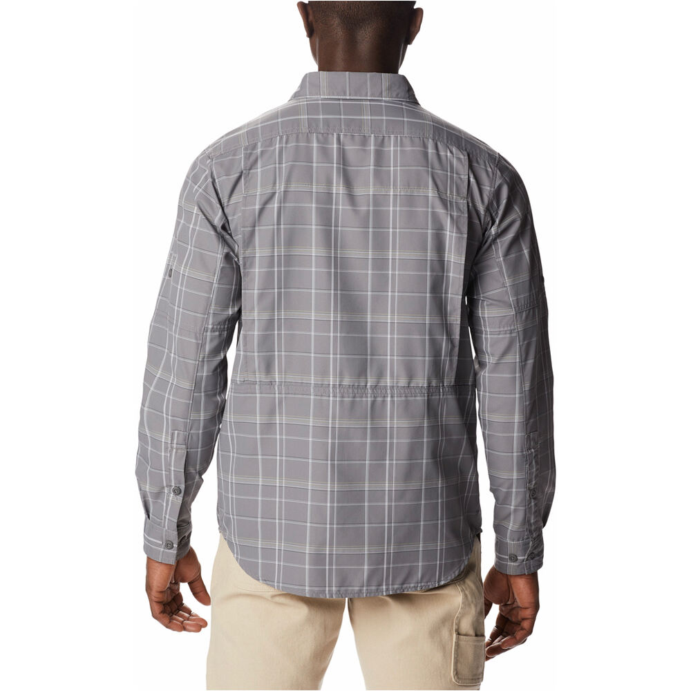 Columbia camisa montaña manga larga hombre Columbia Silver Ridge EU 2.0 Plaid L/S Shirt vista detalle Columbia camisa montaña manga larga hombre Columbia Silver Ridge EU 2.0 Plaid L/S Shirt vista detalle