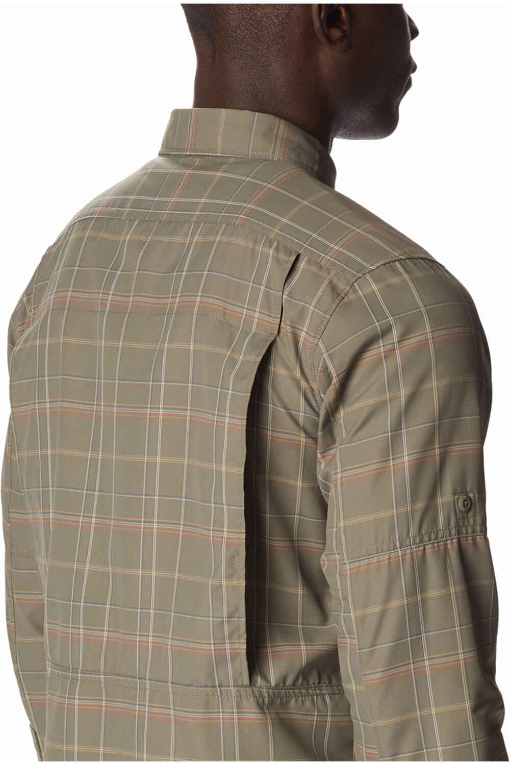 Columbia camisa montaña manga larga hombre Columbia Silver Ridge EU 2.0 Plaid L/S Shirt vista trasera Columbia camisa montaña manga larga hombre Columbia Silver Ridge EU 2.0 Plaid L/S Shirt vista trasera