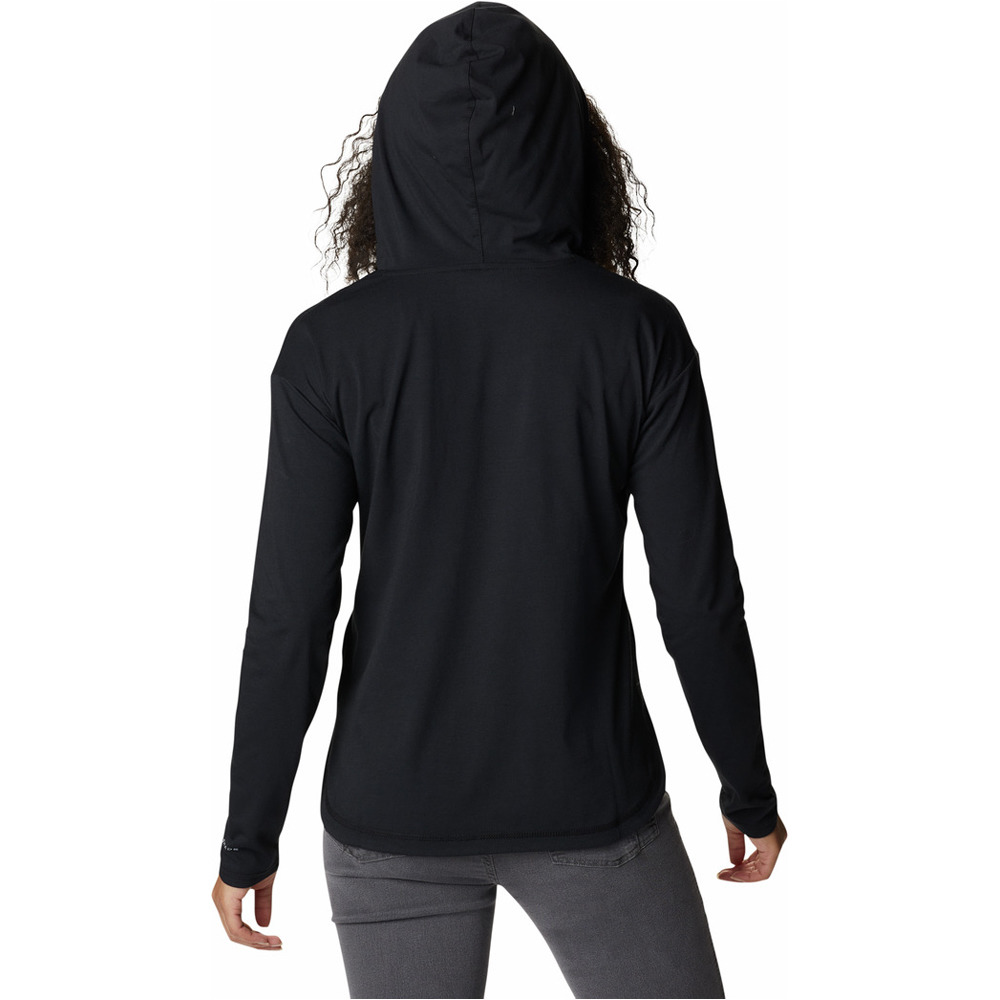 Columbia camiseta montaña manga larga mujer Columbia Sun Trek EU Hooded Pullover vista trasera Columbia camiseta montaña manga larga mujer Columbia Sun Trek EU Hooded Pullover vista trasera