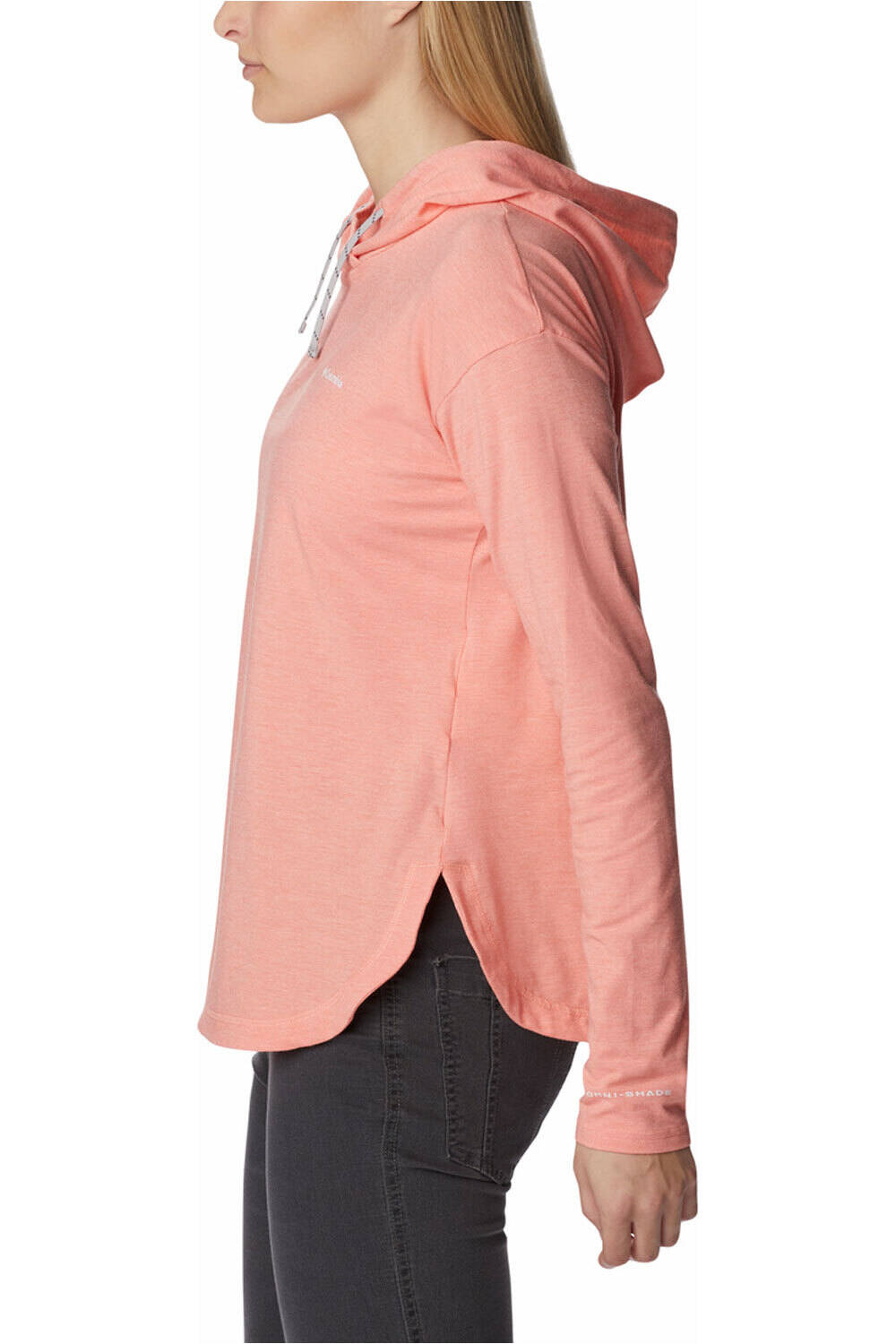 Columbia camiseta montaña manga larga mujer Columbia Sun Trek EU Hooded Pullover vista frontal Columbia camiseta montaña manga larga mujer Columbia Sun Trek EU Hooded Pullover vista frontal