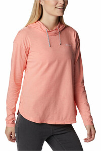 Columbia camiseta montaña manga larga mujer Columbia Sun Trek EU Hooded Pullover vista detalle Columbia camiseta montaña manga larga mujer Columbia Sun Trek EU Hooded Pullover vista detalle