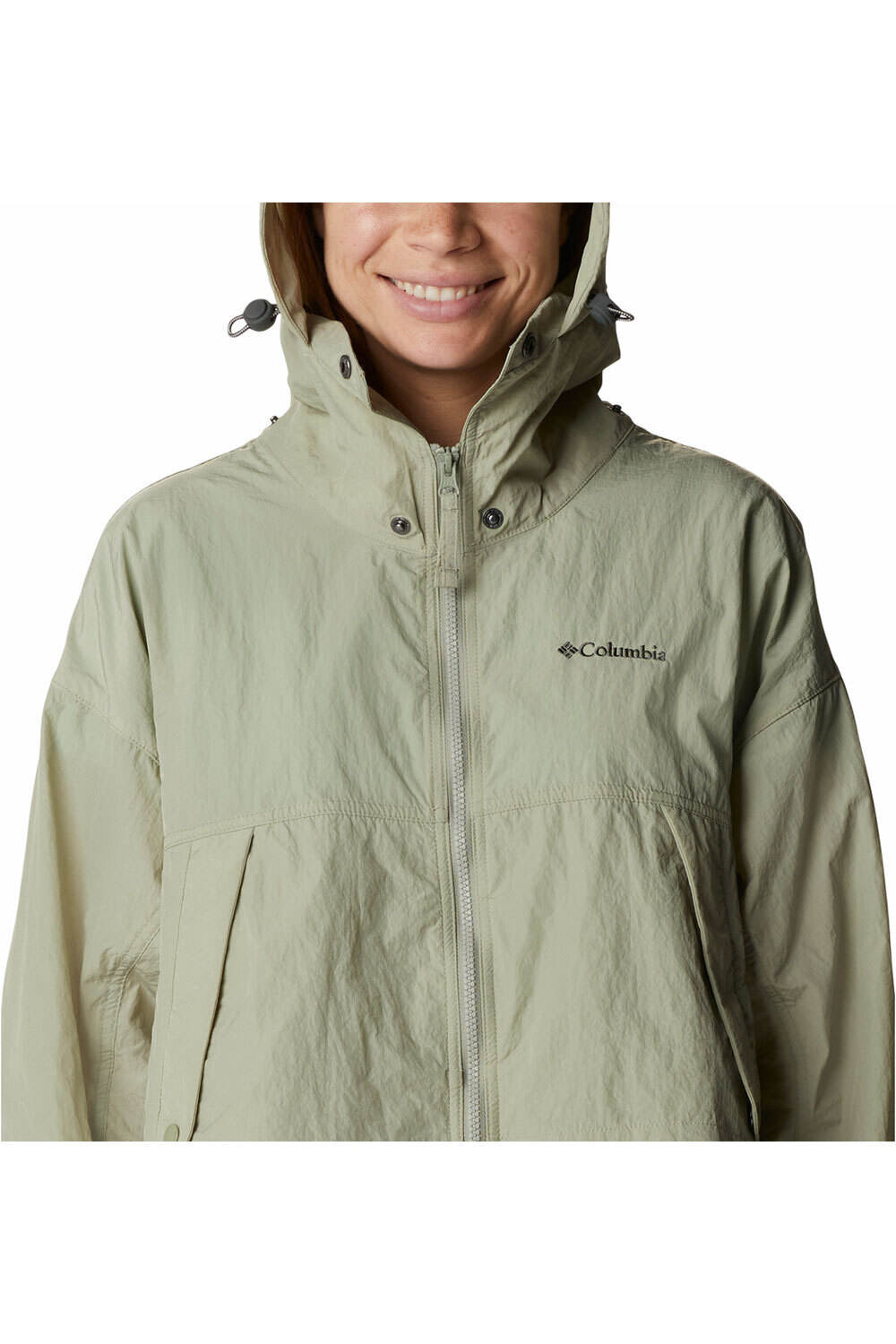 Columbia chaqueta softshell mujer Columbia Paracutie Windbreaker vista trasera Columbia chaqueta softshell mujer Columbia Paracutie Windbreaker vista trasera
