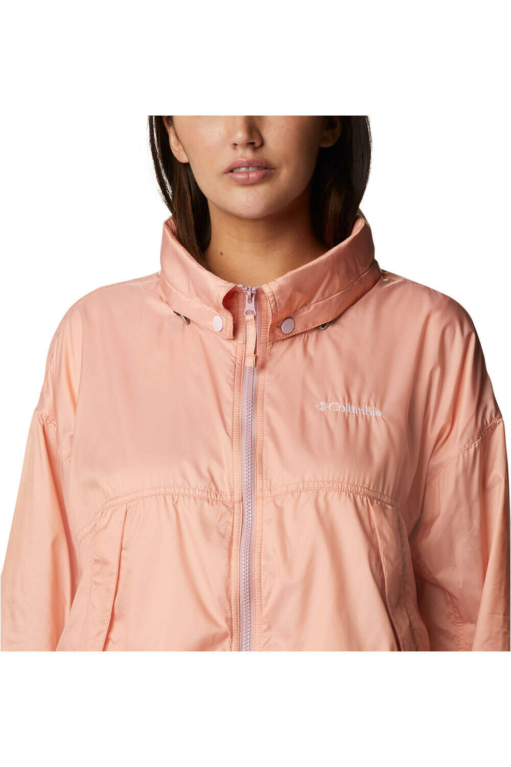Columbia chaqueta softshell mujer Columbia Paracutie Windbreaker vista trasera Columbia chaqueta softshell mujer Columbia Paracutie Windbreaker vista trasera