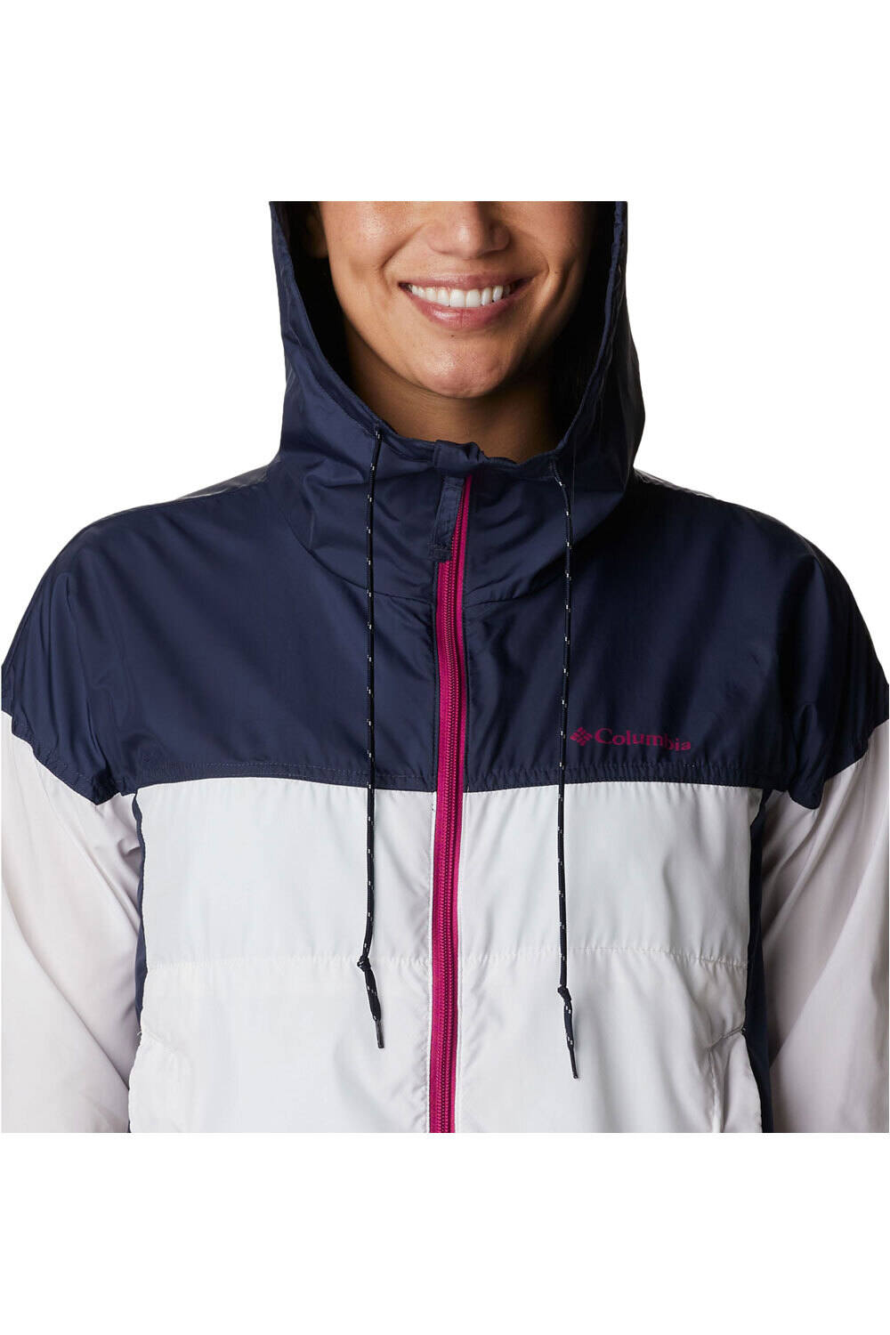 Columbia chaqueta softshell mujer Columbia Flash Challenger Novelty Windbreaker vista detalle Columbia chaqueta softshell mujer Columbia Flash Challenger Novelty Windbreaker vista detalle