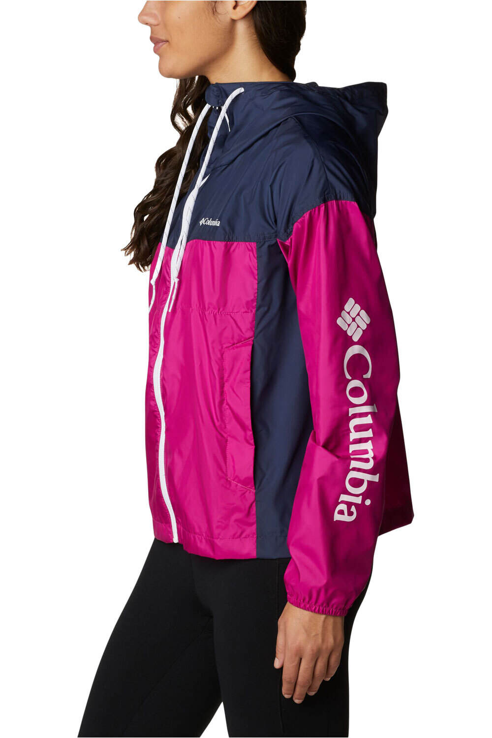 Columbia chaqueta softshell mujer Columbia Flash Challenger Novelty Windbreaker vista trasera Columbia chaqueta softshell mujer Columbia Flash Challenger Novelty Windbreaker vista trasera