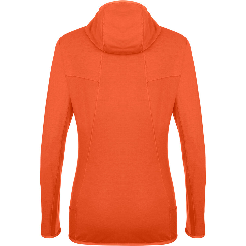 Salewa forro polar mujer Salewa LIGHT MICRO PL W FZ HDY vista trasera Salewa forro polar mujer Salewa LIGHT MICRO PL W FZ HDY vista trasera