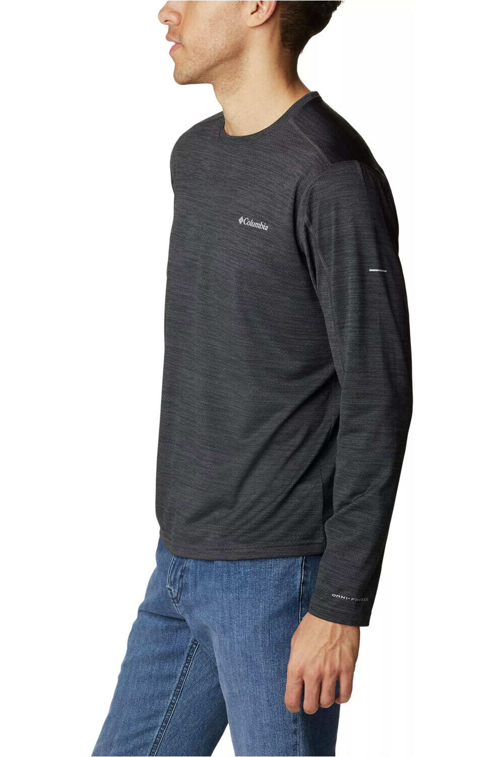 Columbia camiseta montaña manga larga hombre Columbia Alpine Chill Zero Long Sleeve vista detalle Columbia camiseta montaña manga larga hombre Columbia Alpine Chill Zero Long Sleeve vista detalle