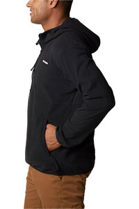 Columbia chubasquero hombre Columbia Backbowl Lite Half Zip Hoodie vista detalle Columbia chubasquero hombre Columbia Backbowl Lite Half Zip Hoodie vista detalle