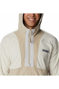 Columbia chubasquero hombre Columbia Backbowl Lite Half Zip Hoodie vista trasera Columbia chubasquero hombre Columbia Backbowl Lite Half Zip Hoodie vista trasera