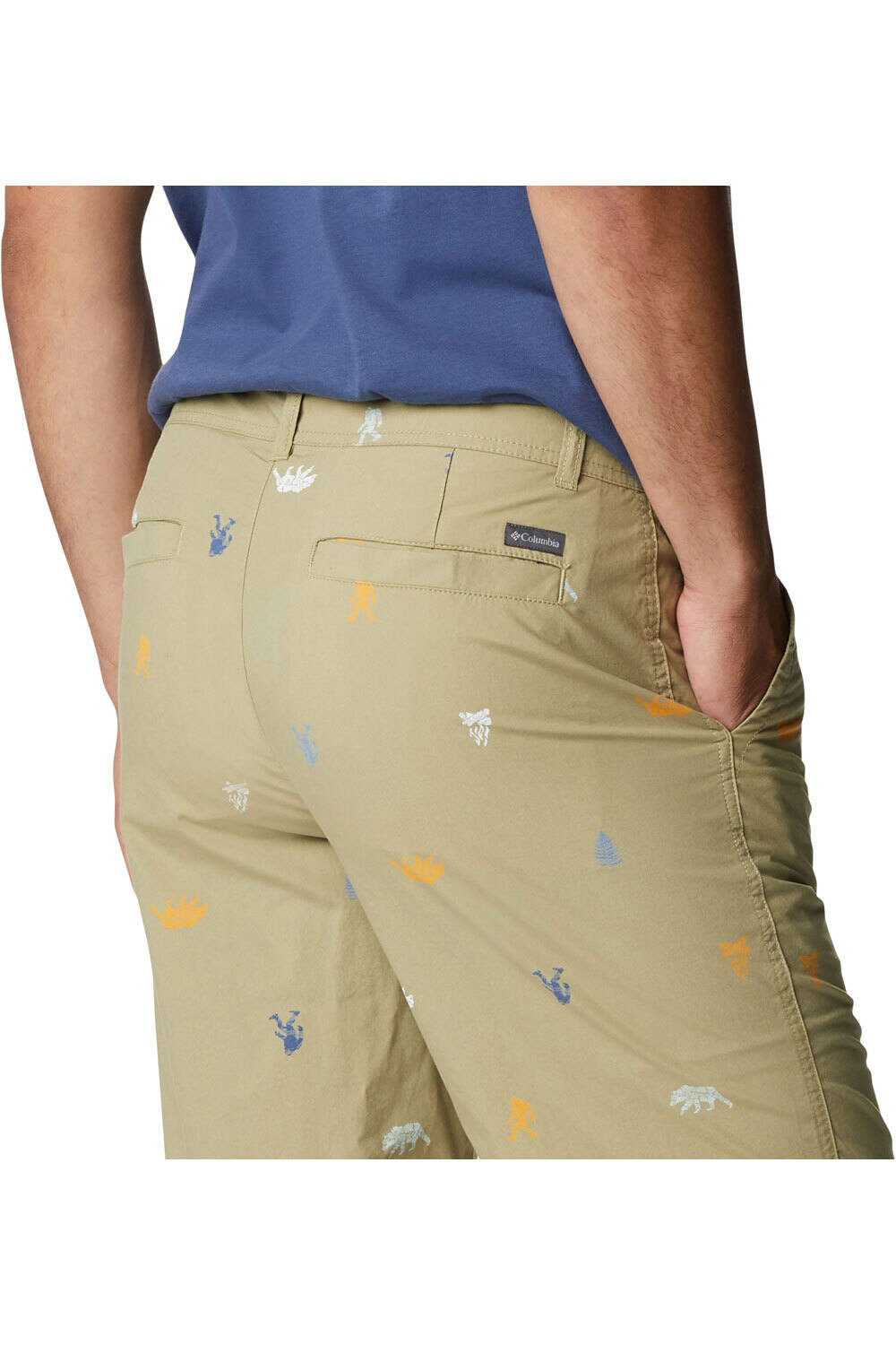 Columbia pantalón corto montaña hombre Columbia Washed Out Printed Short vista trasera Columbia pantalón corto montaña hombre Columbia Washed Out Printed Short vista trasera