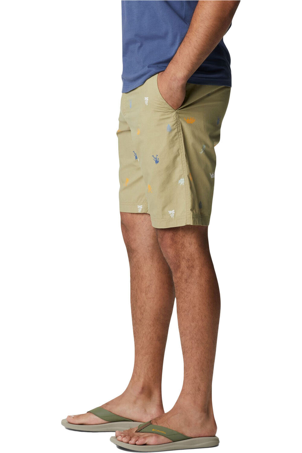 Columbia pantalón corto montaña hombre Columbia Washed Out Printed Short vista detalle Columbia pantalón corto montaña hombre Columbia Washed Out Printed Short vista detalle