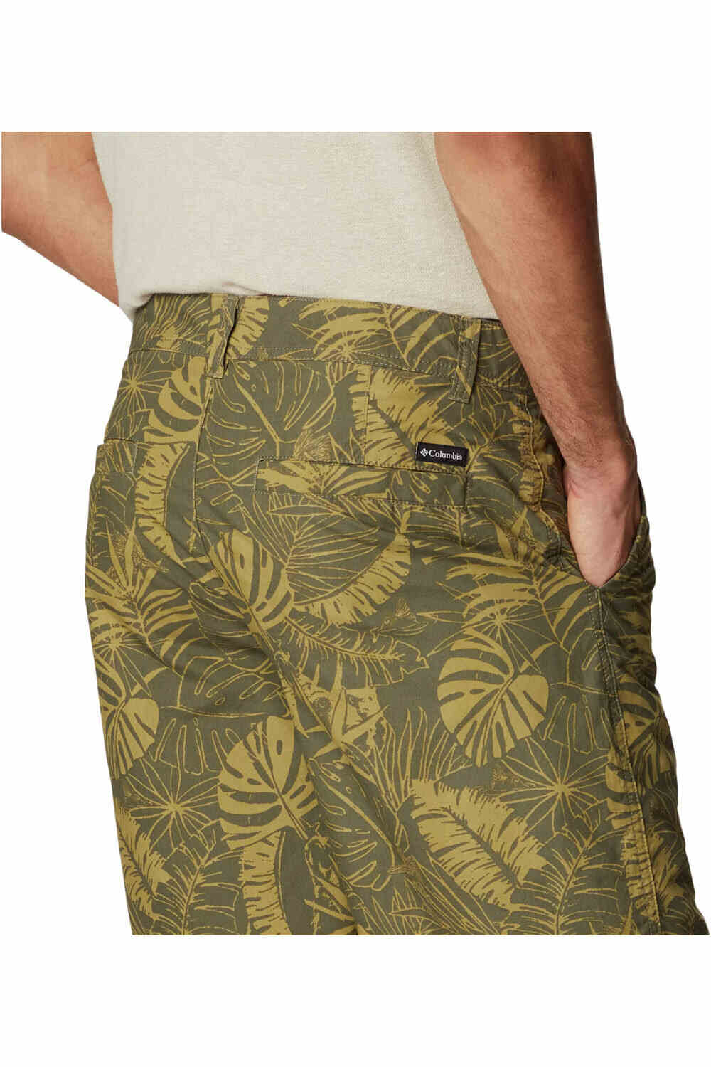 Columbia pantalón corto montaña hombre Columbia Washed Out Printed Short vista trasera Columbia pantalón corto montaña hombre Columbia Washed Out Printed Short vista trasera