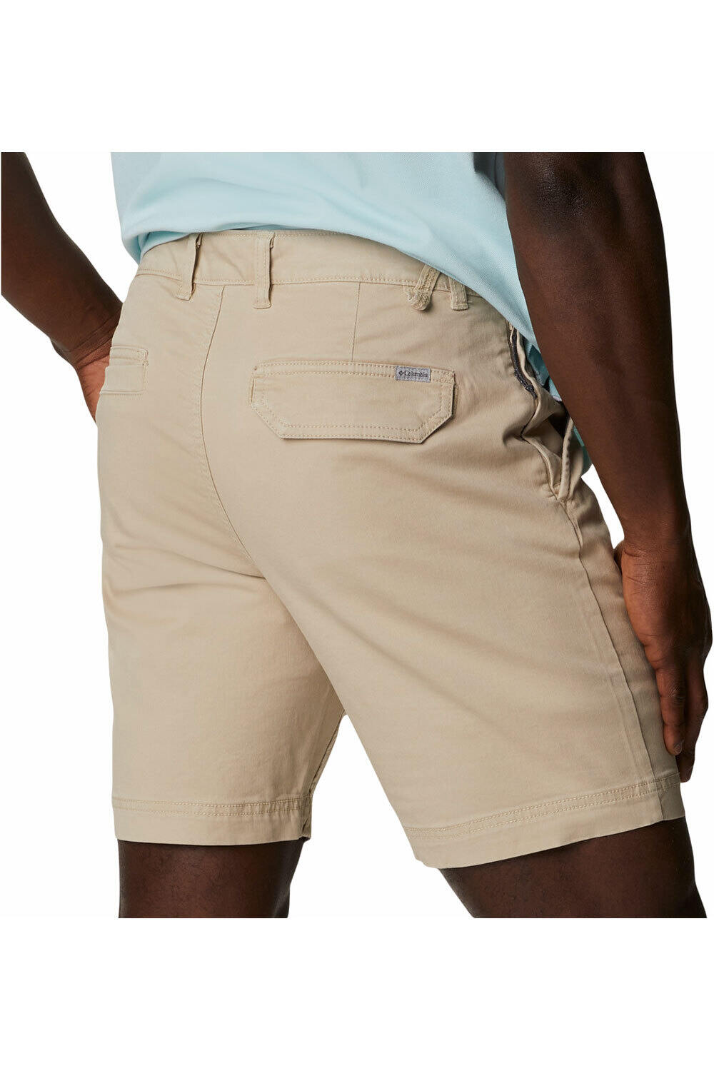 Columbia pantalón corto montaña hombre Columbia Pacific Ridge Chino Short vista detalle Columbia pantalón corto montaña hombre Columbia Pacific Ridge Chino Short vista detalle