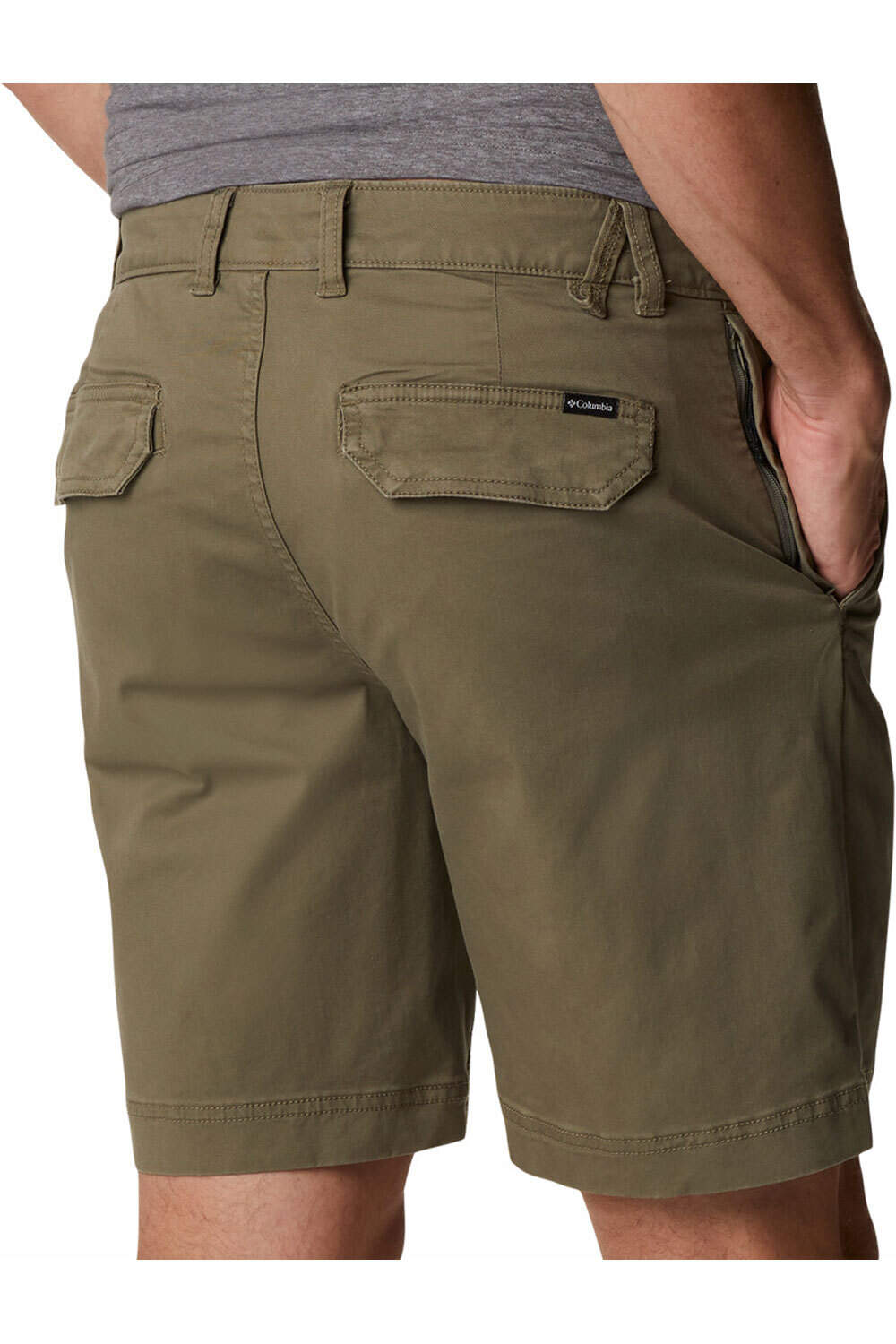 Columbia pantalón corto montaña hombre Columbia Pacific Ridge Chino Short vista detalle Columbia pantalón corto montaña hombre Columbia Pacific Ridge Chino Short vista detalle