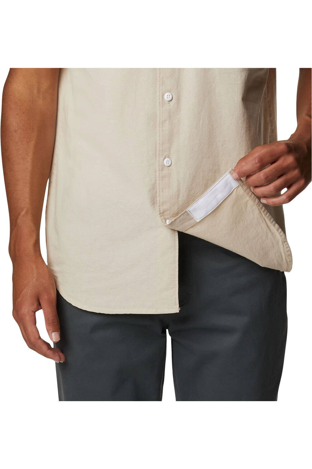 Columbia camisa montaña manga corta hombre Columbia Scenic Ridge Woven Short Sleeve vista detalle Columbia camisa montaña manga corta hombre Columbia Scenic Ridge Woven Short Sleeve vista detalle