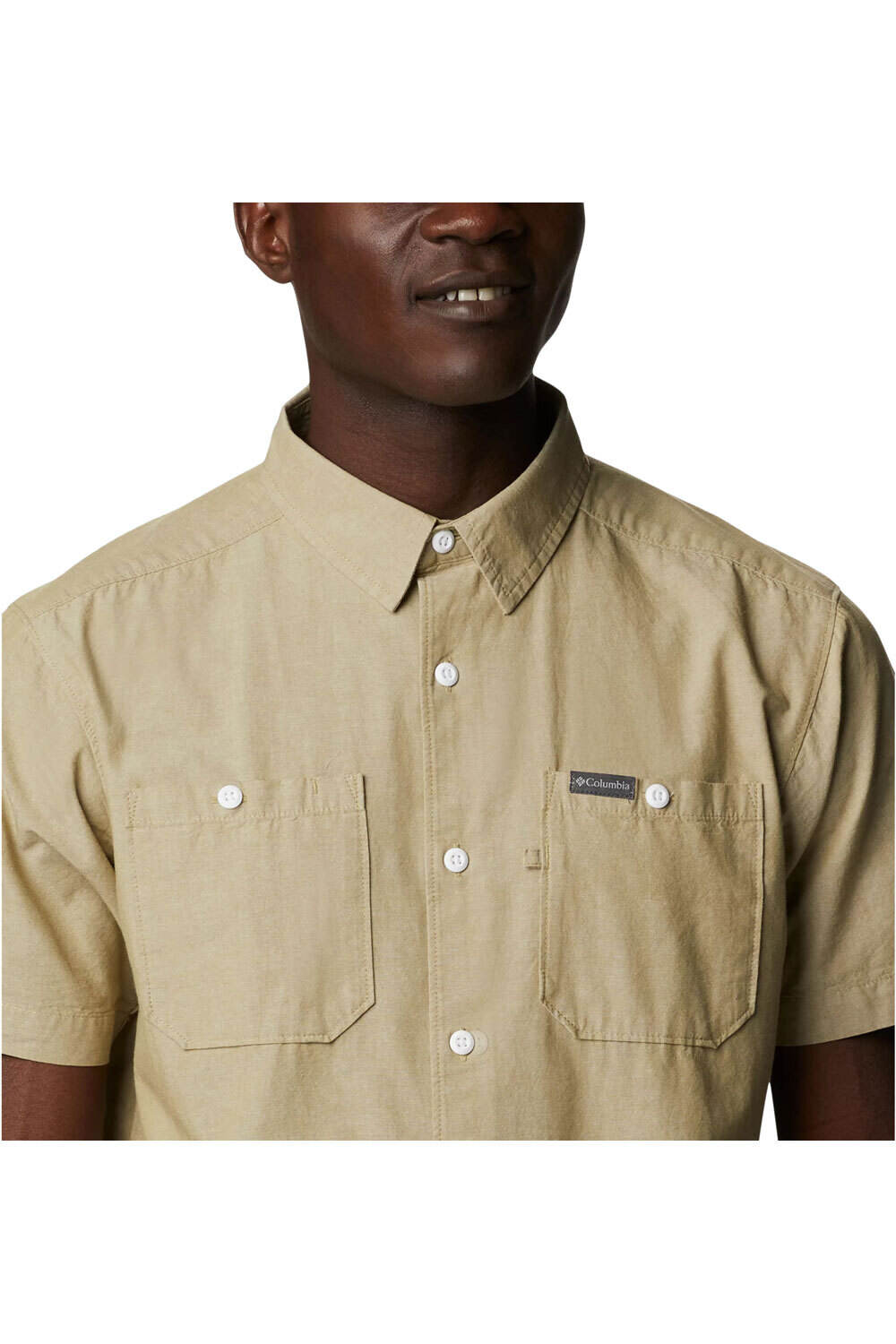 Columbia camisa montaña manga corta hombre Columbia Scenic Ridge Woven Short Sleeve vista frontal Columbia camisa montaña manga corta hombre Columbia Scenic Ridge Woven Short Sleeve vista frontal