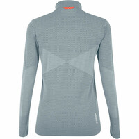 Salewa forro polar mujer Salewa ZEBRU MED WARM AMR W 1/2Z TEE. vista trasera Salewa forro polar mujer Salewa ZEBRU MED WARM AMR W 1/2Z TEE. vista trasera