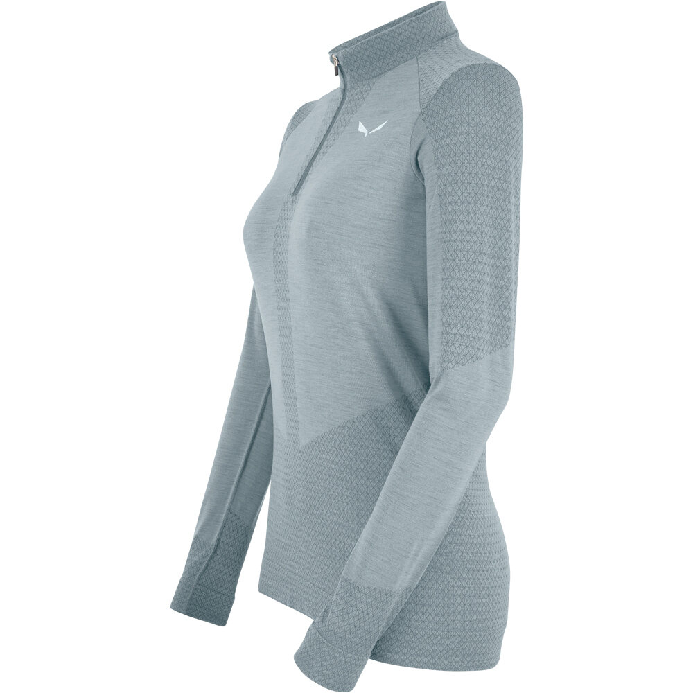 Salewa forro polar mujer Salewa ZEBRU MED WARM AMR W 1/2Z TEE. vista detalle Salewa forro polar mujer Salewa ZEBRU MED WARM AMR W 1/2Z TEE. vista detalle