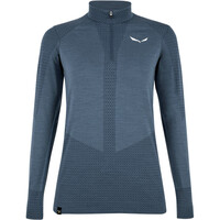 Salewa forro polar mujer Salewa ZEBRU MED WARM AMR W 1/2Z TEE. vista frontal Salewa forro polar mujer Salewa ZEBRU MED WARM AMR W 1/2Z TEE. vista frontal