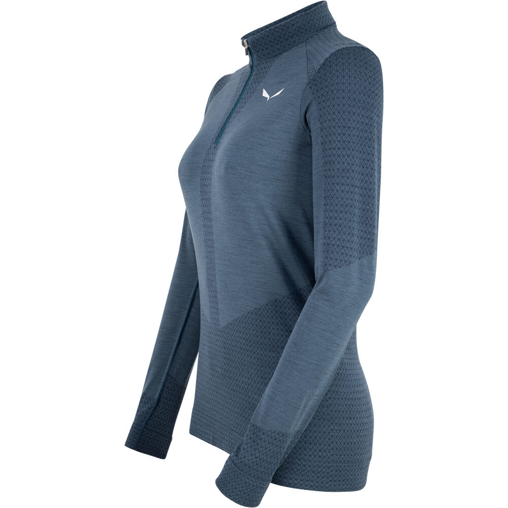 Salewa forro polar mujer Salewa ZEBRU MED WARM AMR W 1/2Z TEE. vista detalle Salewa forro polar mujer Salewa ZEBRU MED WARM AMR W 1/2Z TEE. vista detalle