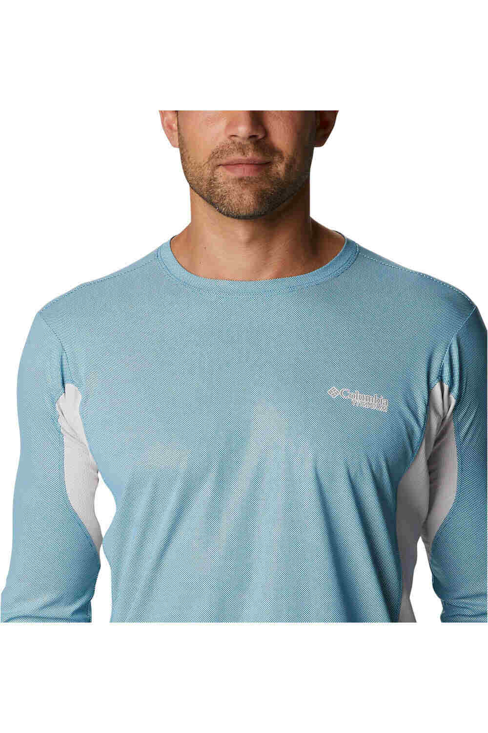 Columbia camiseta montaña manga larga hombre Columbia M Titan Pass Sun Deflector LS Tee 2.0 vista trasera Columbia camiseta montaña manga larga hombre Columbia M Titan Pass Sun Deflector LS Tee 2.0 vista trasera