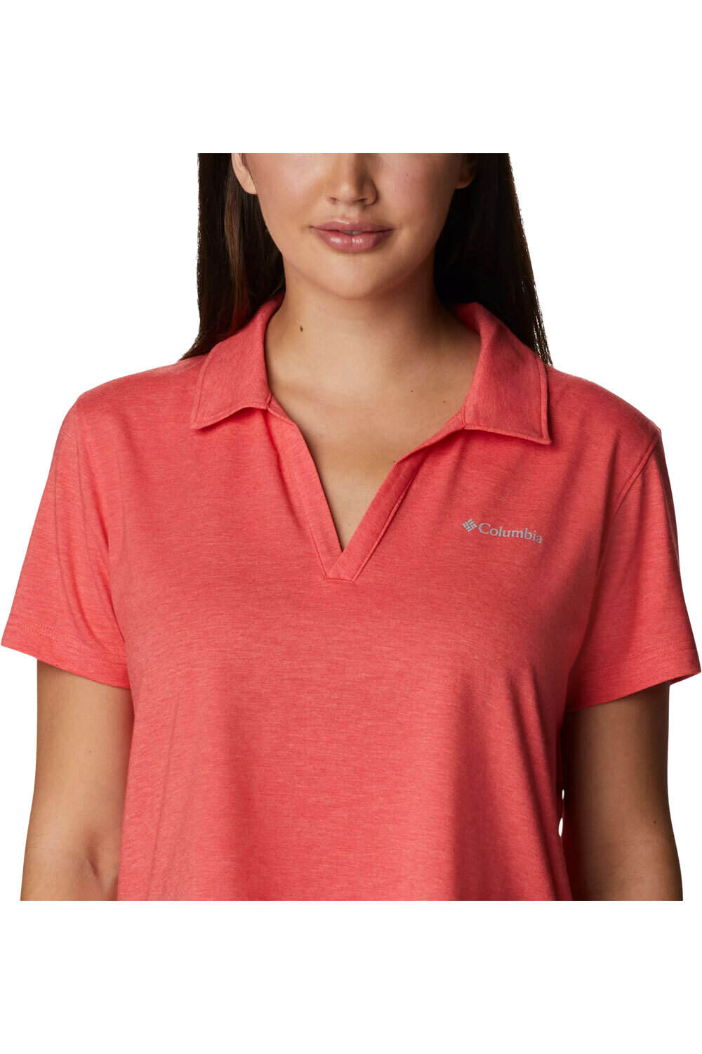 Columbia camiseta montaña manga corta mujer Columbia W Sun Trek Polo vista trasera Columbia camiseta montaña manga corta mujer Columbia W Sun Trek Polo vista trasera