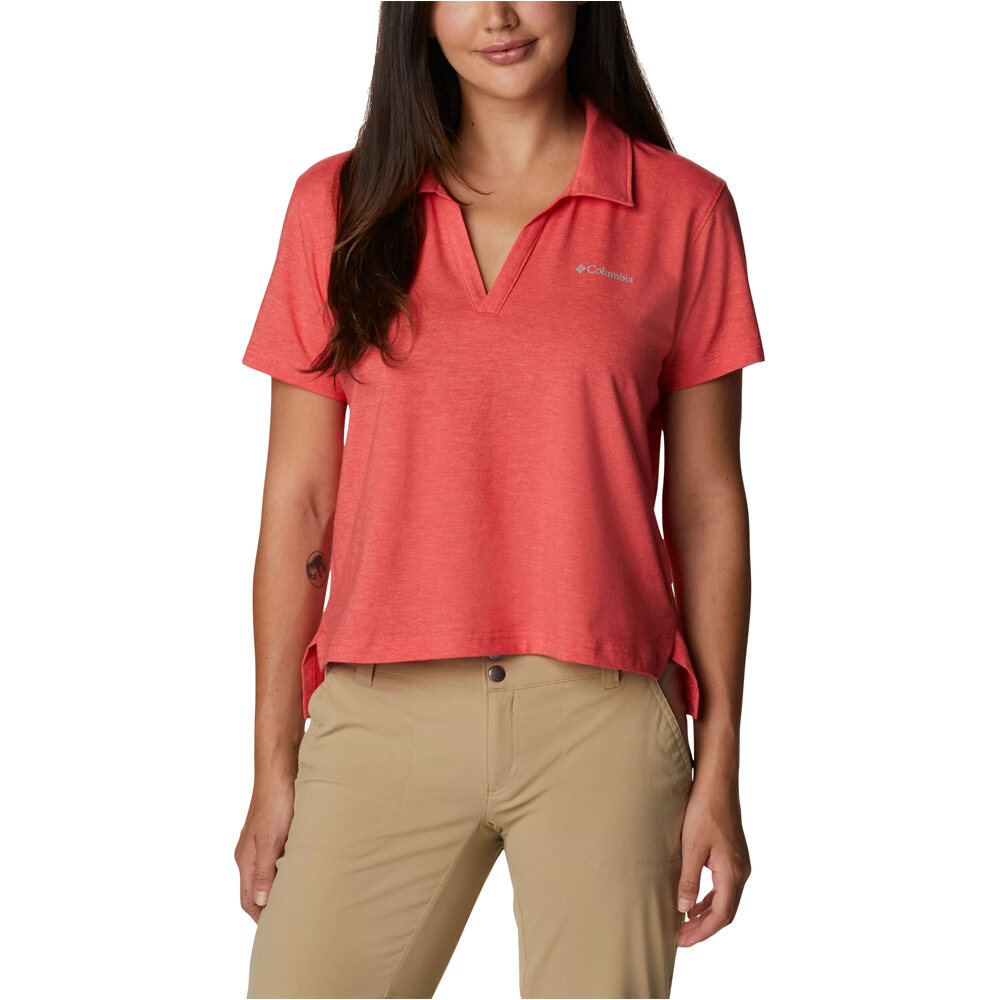 Columbia camiseta montaña manga corta mujer Columbia W Sun Trek Polo 03 Columbia camiseta montaña manga corta mujer Columbia W Sun Trek Polo 03