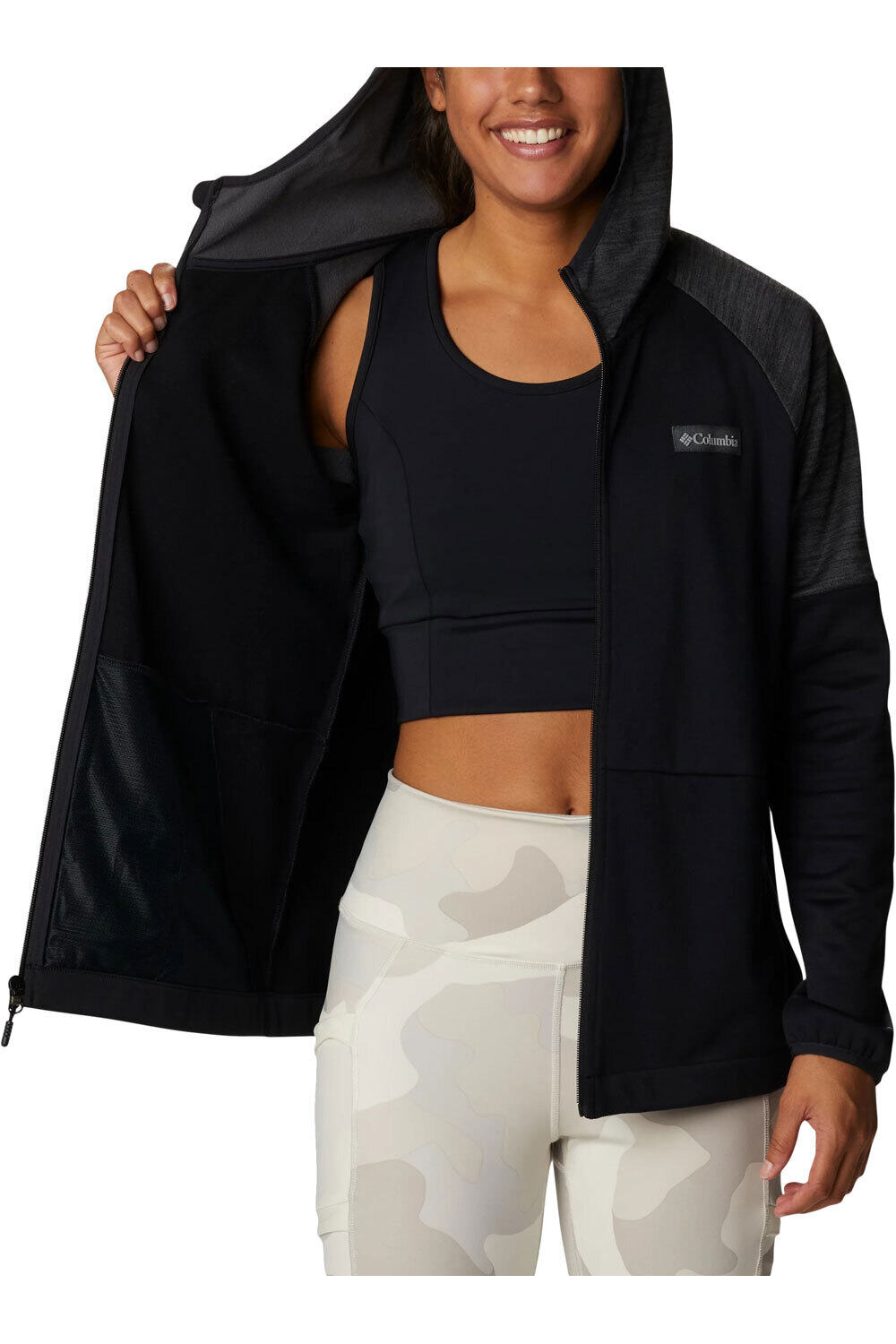 Columbia forro polar mujer Columbia Windgates FZ vista trasera Columbia forro polar mujer Columbia Windgates FZ vista trasera
