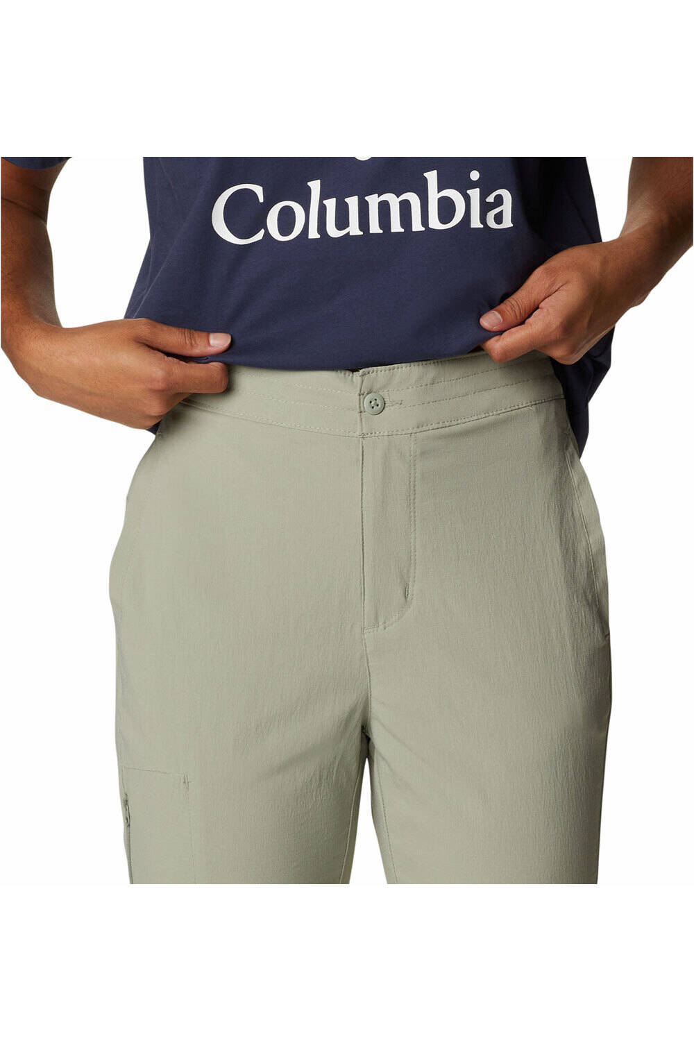 Columbia pantalón montaña mujer Columbia On The Go Pant vista trasera Columbia pantalón montaña mujer Columbia On The Go Pant vista trasera