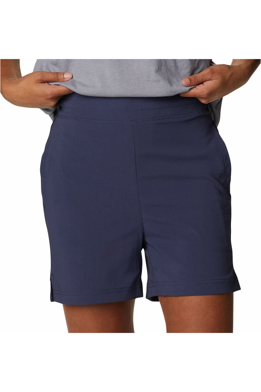 Columbia pantalón corto montaña mujer Columbia On The Go Short vista trasera Columbia pantalón corto montaña mujer Columbia On The Go Short vista trasera
