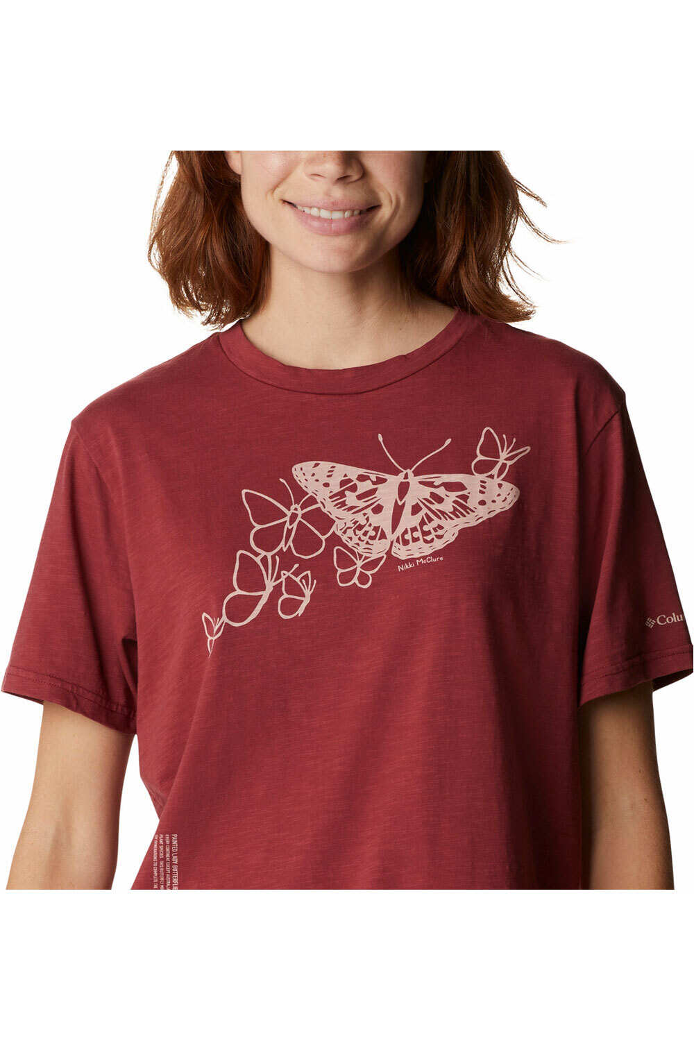 Columbia camiseta montaña manga corta mujer Columbia W Break it Down SS Tee vista trasera Columbia camiseta montaña manga corta mujer Columbia W Break it Down SS Tee vista trasera