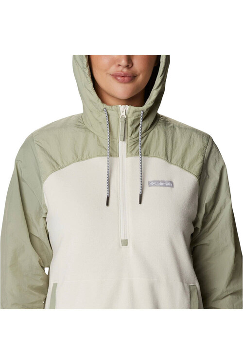 COLUMBIA ALI PEAK OVERLAY FLEECE blanco