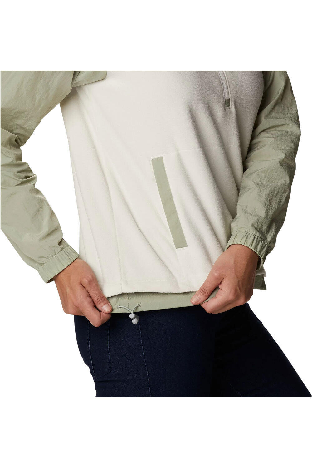 Columbia forro polar mujer Columbia Ali Peak Overlay Fleece vista trasera Columbia forro polar mujer Columbia Ali Peak Overlay Fleece vista trasera