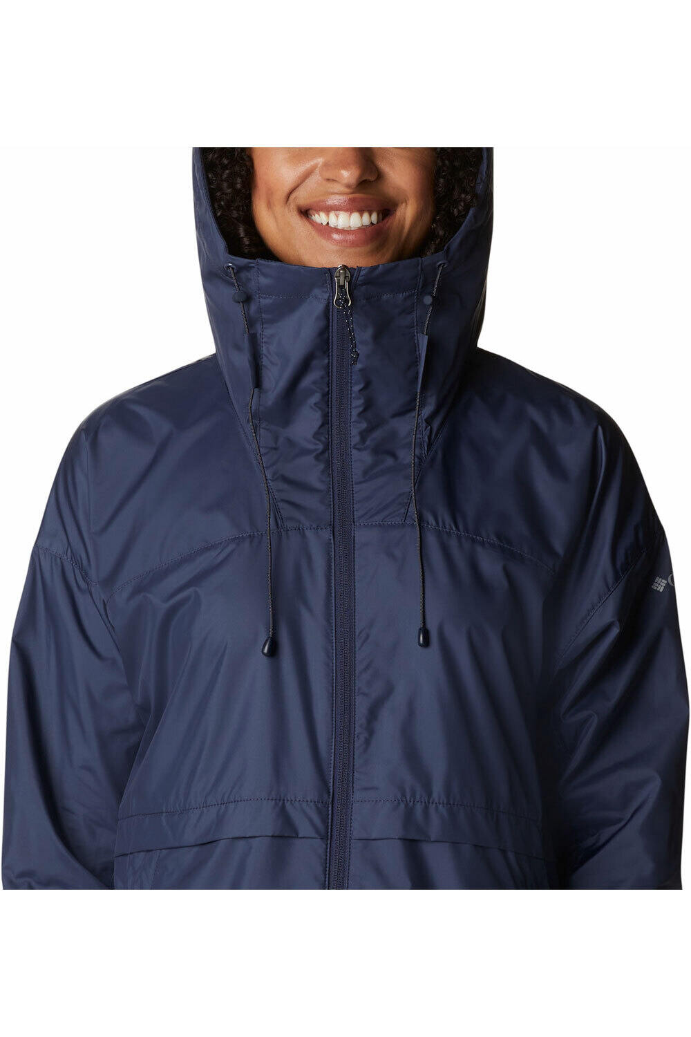 Columbia chaqueta softshell mujer Columbia Alpine Chill Windbreaker vista trasera Columbia chaqueta softshell mujer Columbia Alpine Chill Windbreaker vista trasera