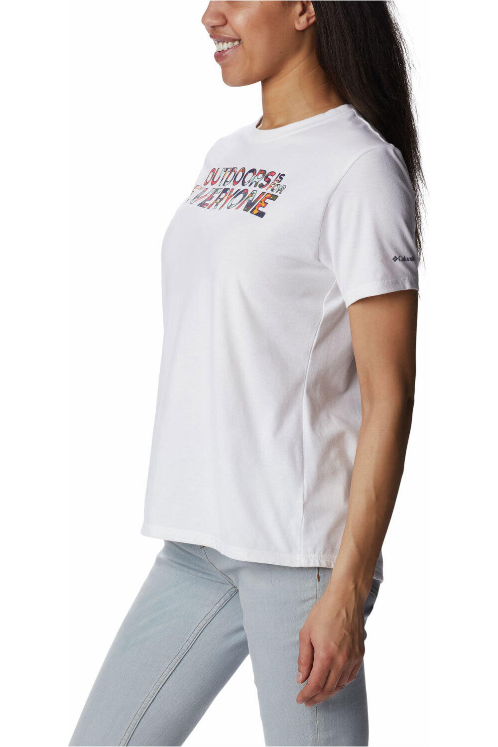 Columbia camiseta montaña manga corta mujer Columbia Sun Trek Graphic Tee II vista detalle Columbia camiseta montaña manga corta mujer Columbia Sun Trek Graphic Tee II vista detalle