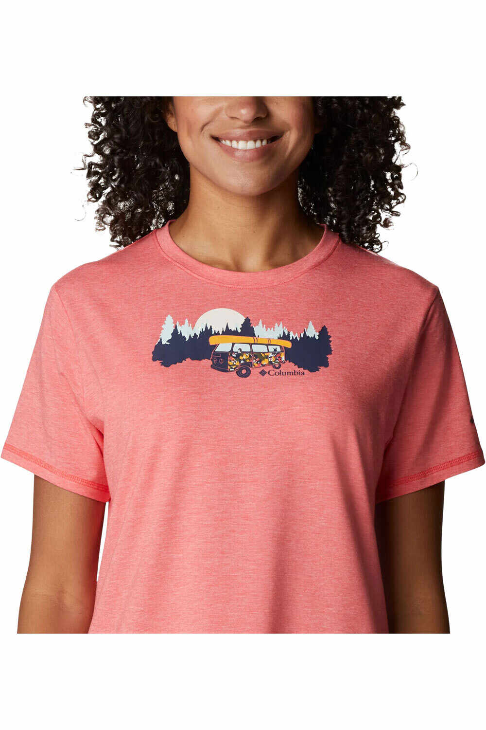 Columbia camiseta montaña manga corta mujer Columbia Sun Trek Graphic Tee II vista trasera Columbia camiseta montaña manga corta mujer Columbia Sun Trek Graphic Tee II vista trasera
