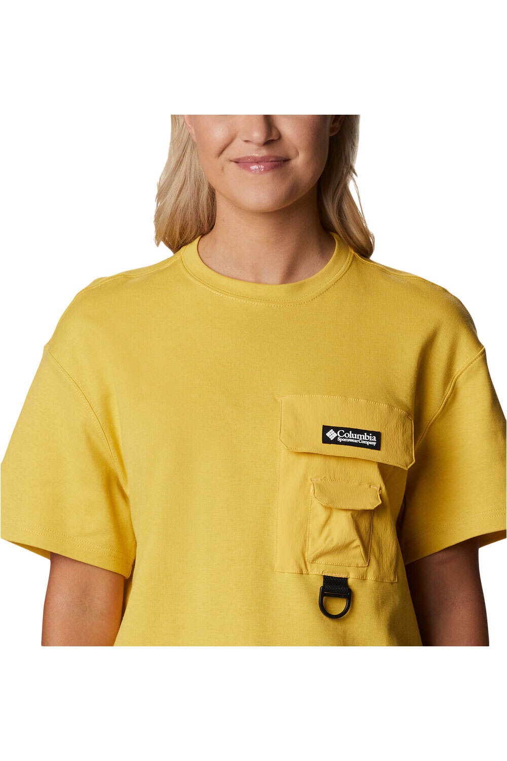 Columbia camiseta montaña manga corta mujer Columbia W Field Creek Cropped SS Tee vista detalle Columbia camiseta montaña manga corta mujer Columbia W Field Creek Cropped SS Tee vista detalle