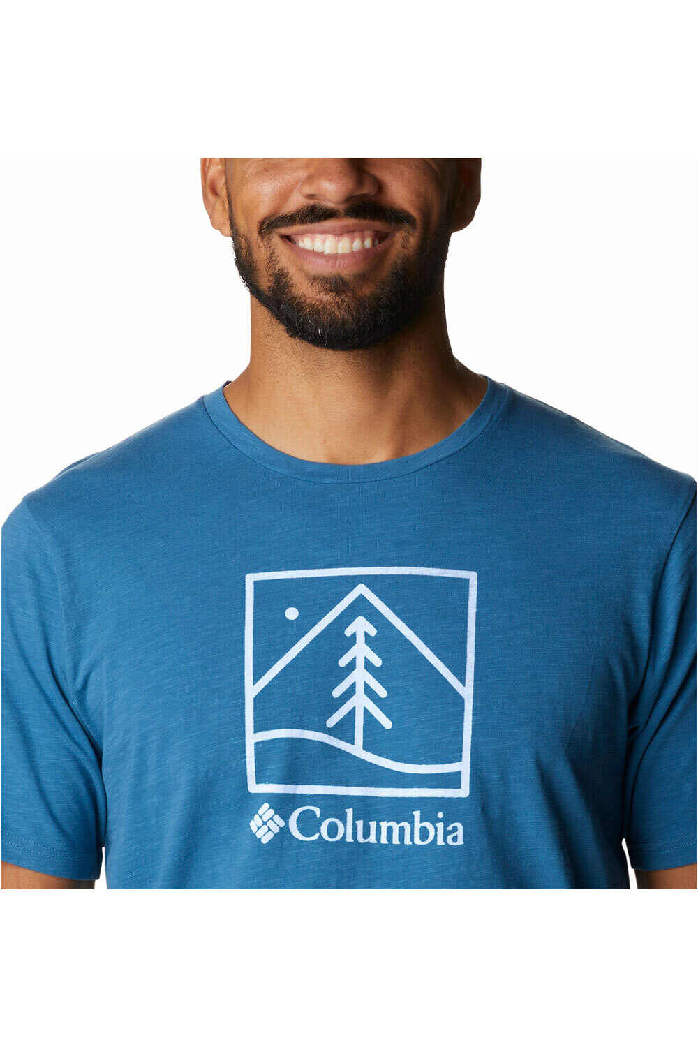 Columbia camiseta montaña manga corta hombre Columbia M Break it Down SS Tee vista trasera Columbia camiseta montaña manga corta hombre Columbia M Break it Down SS Tee vista trasera