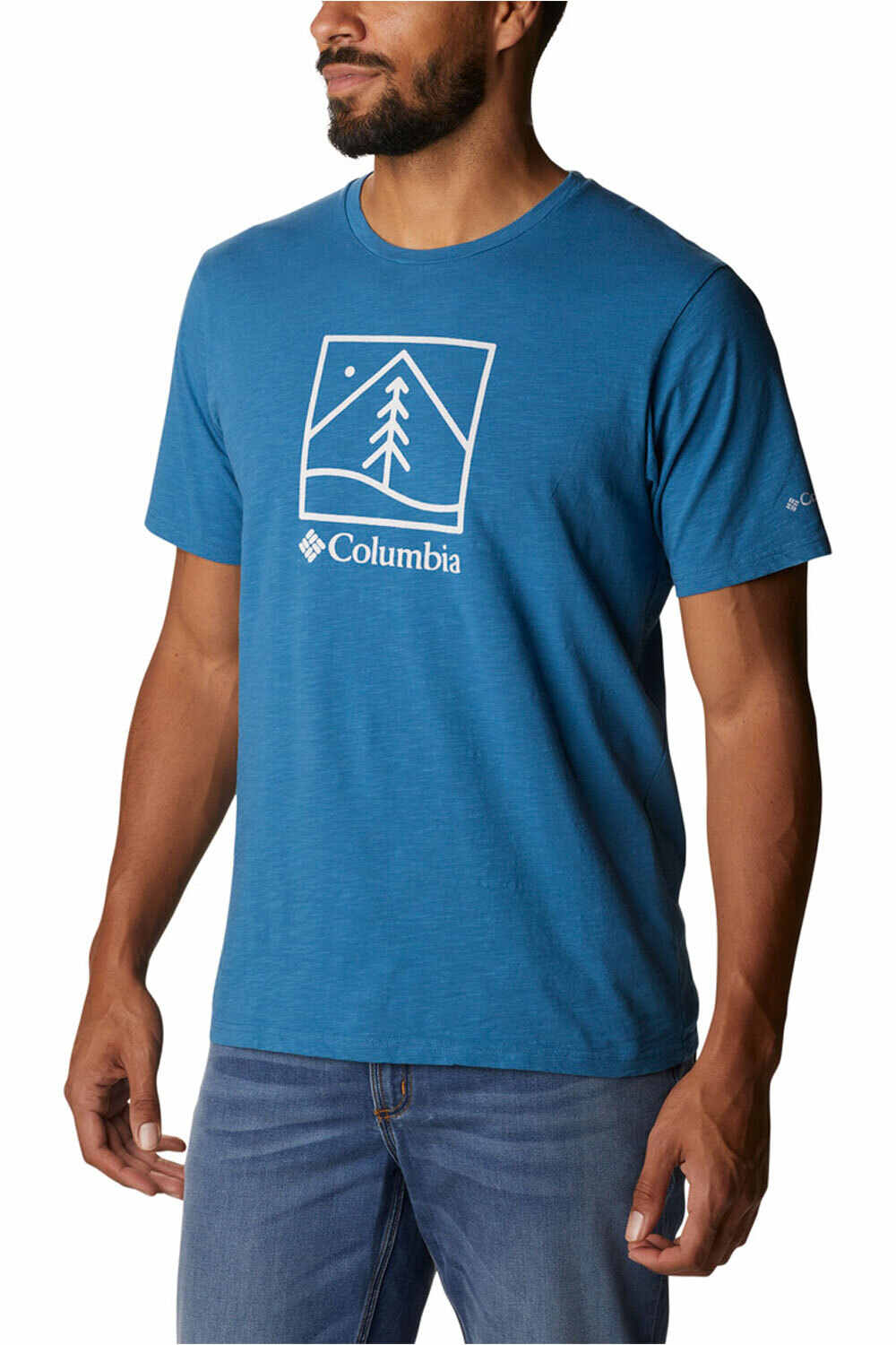 Columbia camiseta montaña manga corta hombre Columbia M Break it Down SS Tee vista detalle Columbia camiseta montaña manga corta hombre Columbia M Break it Down SS Tee vista detalle