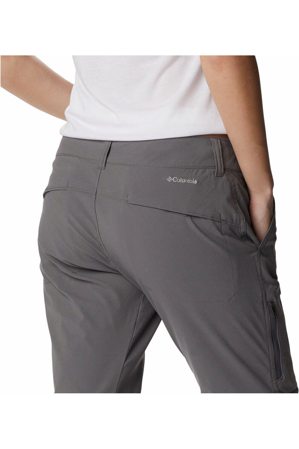 Columbia pantalón montaña mujer Columbia Saturday Trail II EU Convertible Pant vista detalle Columbia pantalón montaña mujer Columbia Saturday Trail II EU Convertible Pant vista detalle