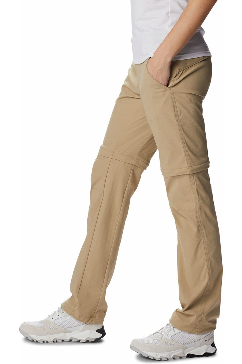 Columbia pantalón montaña mujer Columbia Saturday Trail II EU Convertible Pant vista frontal Columbia pantalón montaña mujer Columbia Saturday Trail II EU Convertible Pant vista frontal
