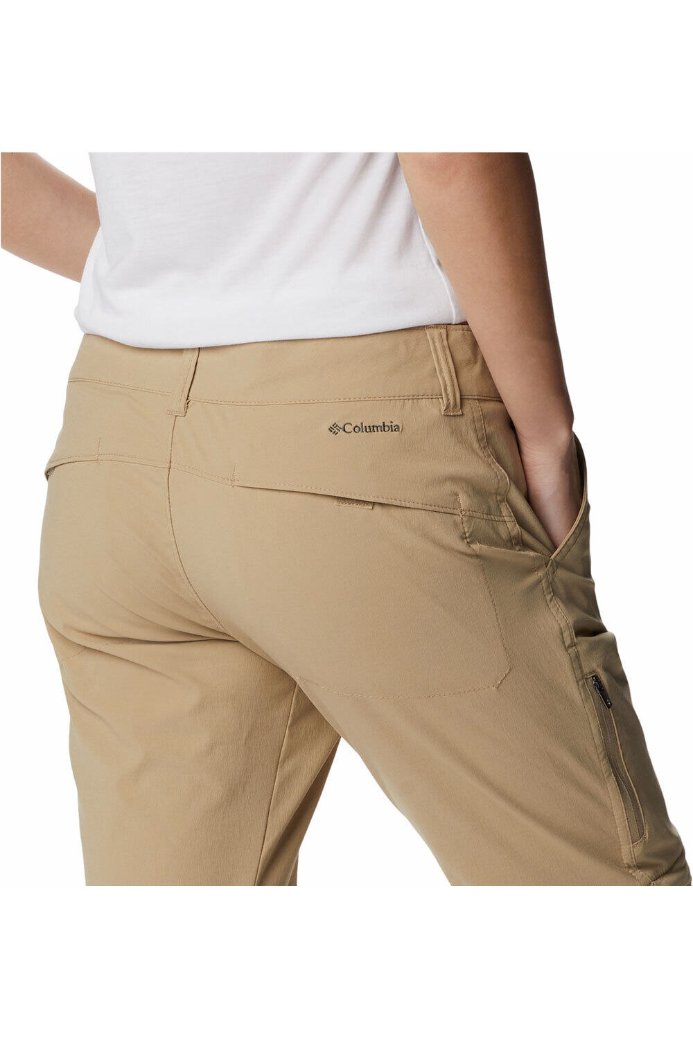Columbia pantalón montaña mujer Columbia Saturday Trail II EU Convertible Pant vista detalle Columbia pantalón montaña mujer Columbia Saturday Trail II EU Convertible Pant vista detalle