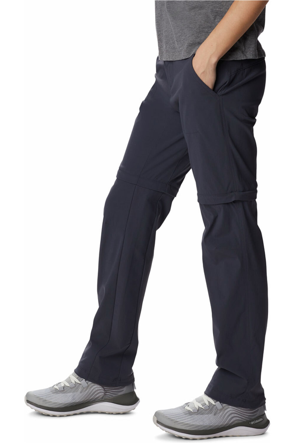 Columbia pantalón montaña mujer Columbia Saturday Trail II EU Convertible Pant vista frontal Columbia pantalón montaña mujer Columbia Saturday Trail II EU Convertible Pant vista frontal
