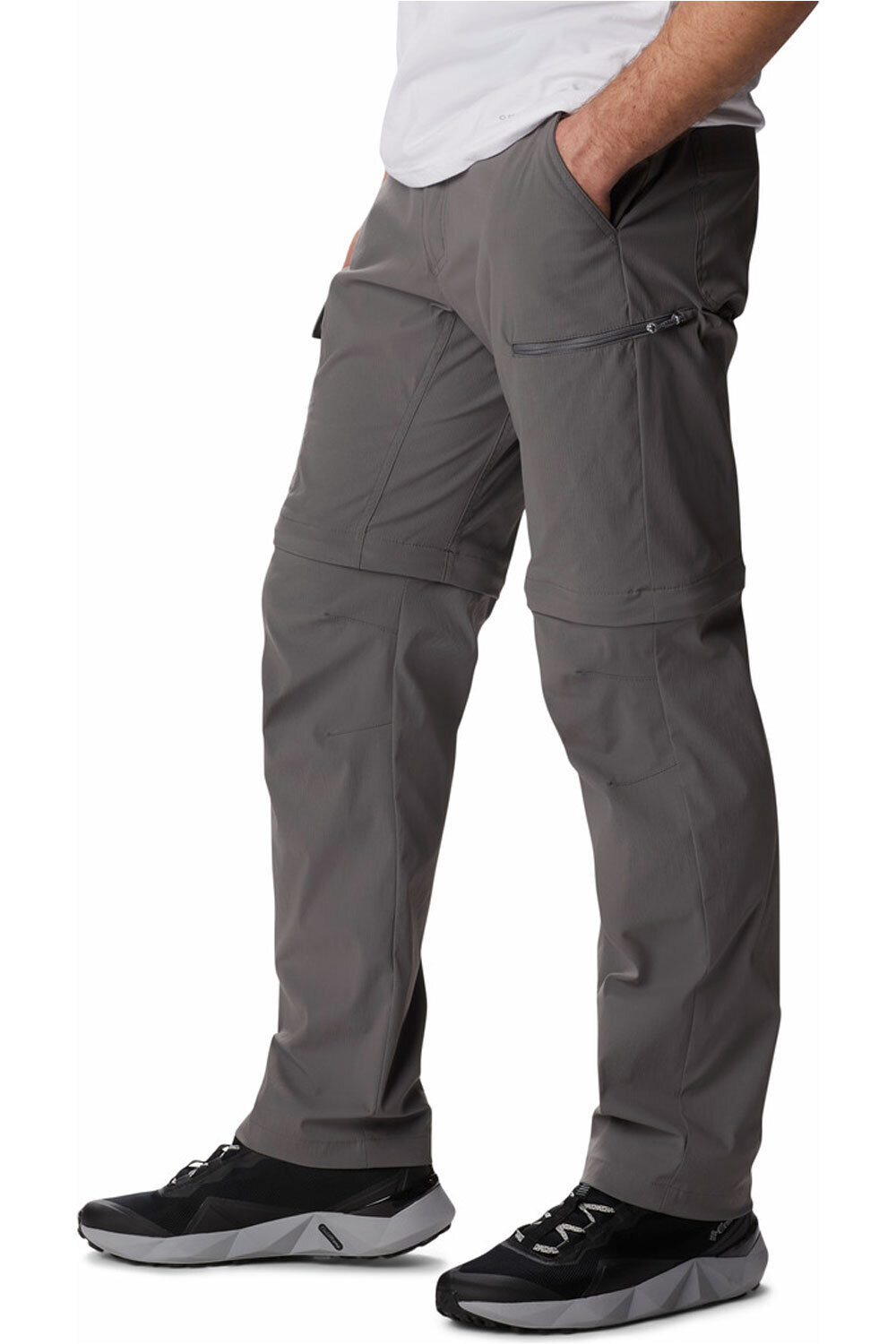 Columbia pantalón montaña hombre Columbia Newton Ridge EU Convertible Pant vista frontal Columbia pantalón montaña hombre Columbia Newton Ridge EU Convertible Pant vista frontal