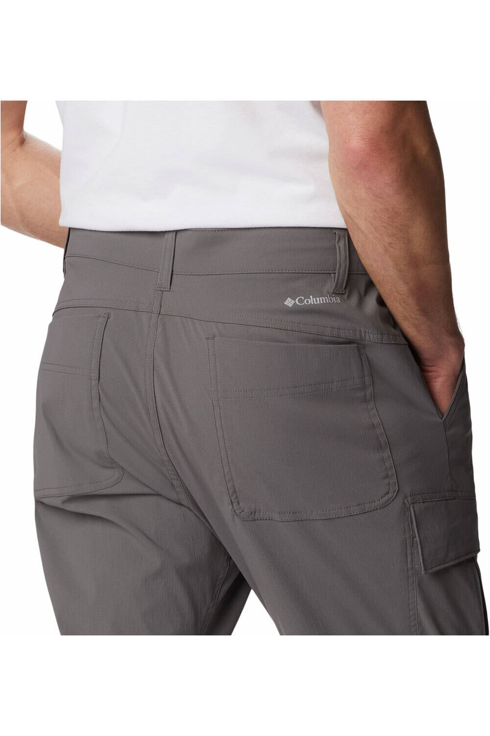 Columbia pantalón montaña hombre Columbia Newton Ridge EU Convertible Pant vista detalle Columbia pantalón montaña hombre Columbia Newton Ridge EU Convertible Pant vista detalle