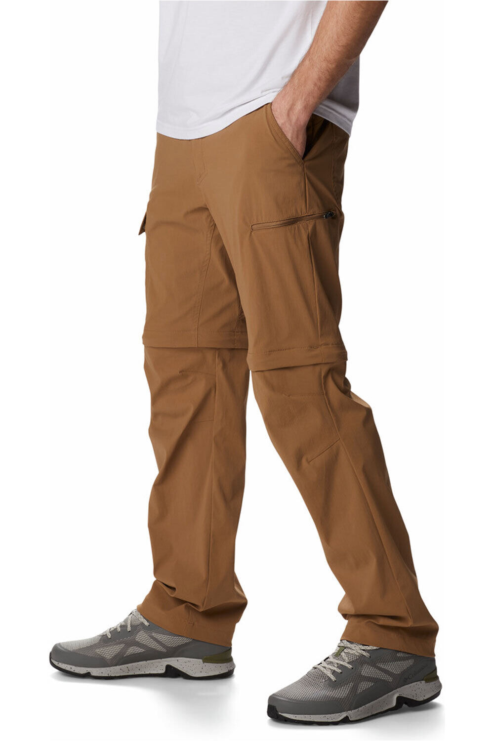 Columbia pantalón montaña hombre Columbia Newton Ridge EU Convertible Pant vista frontal Columbia pantalón montaña hombre Columbia Newton Ridge EU Convertible Pant vista frontal